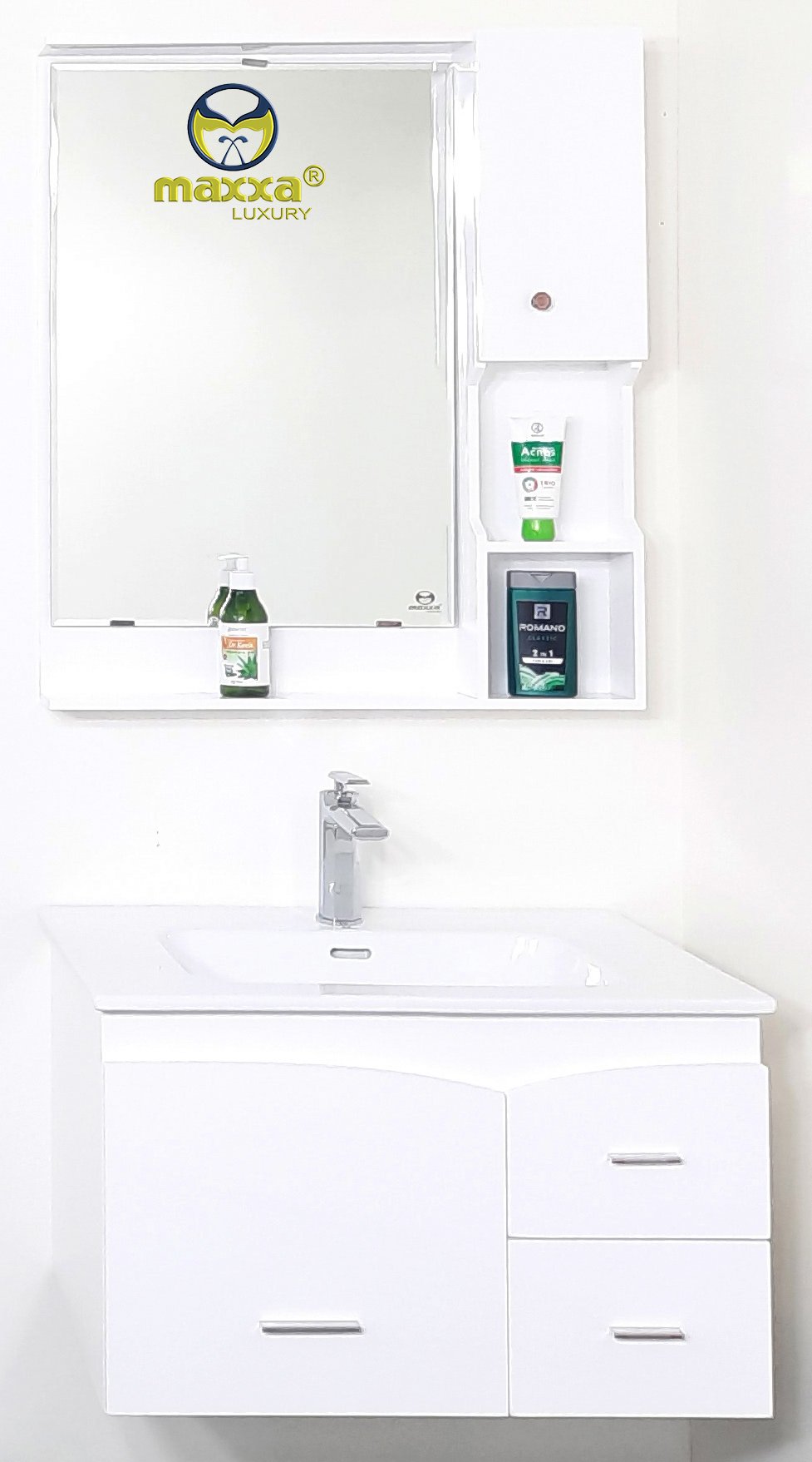 Chậu Lavabo Maxxa 809 - màu trắng